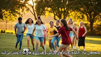 لحظه های شاد چگونه رویدادهای ورزشی و هنری روزهای ما را روشن می کنند؟