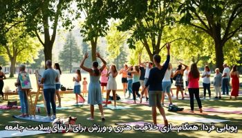 پویایی فردا: همگام‌سازی خلاقیت هنری و ورزش برای ارتقای سلامت جامعه