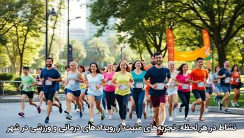 نشاط در هر لحظه: تجربه‌های مثبت از رویدادهای درمانی و ورزشی در شهر
