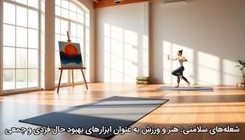 شعله‌های سلامتی: هنر و ورزش به عنوان ابزارهای بهبود حال فردی و جمعی
