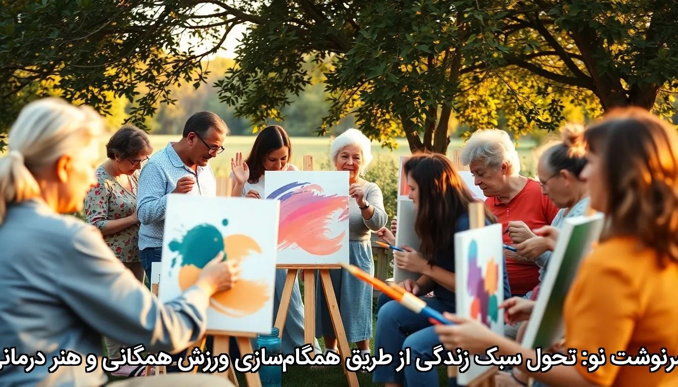 سرنوشت نو: تحول سبک زندگی از طریق همگام‌سازی ورزش همگانی و هنر درمانی