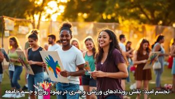 تجسم امید: نقش رویدادهای ورزشی و هنری در بهبود روان و جسم جامعه 