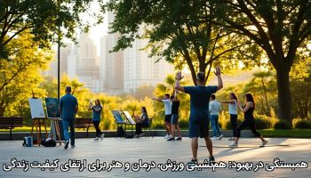 همبستگی در بهبود: هم‌نشینی ورزش، درمان و هنر برای ارتقای کیفیت زندگی