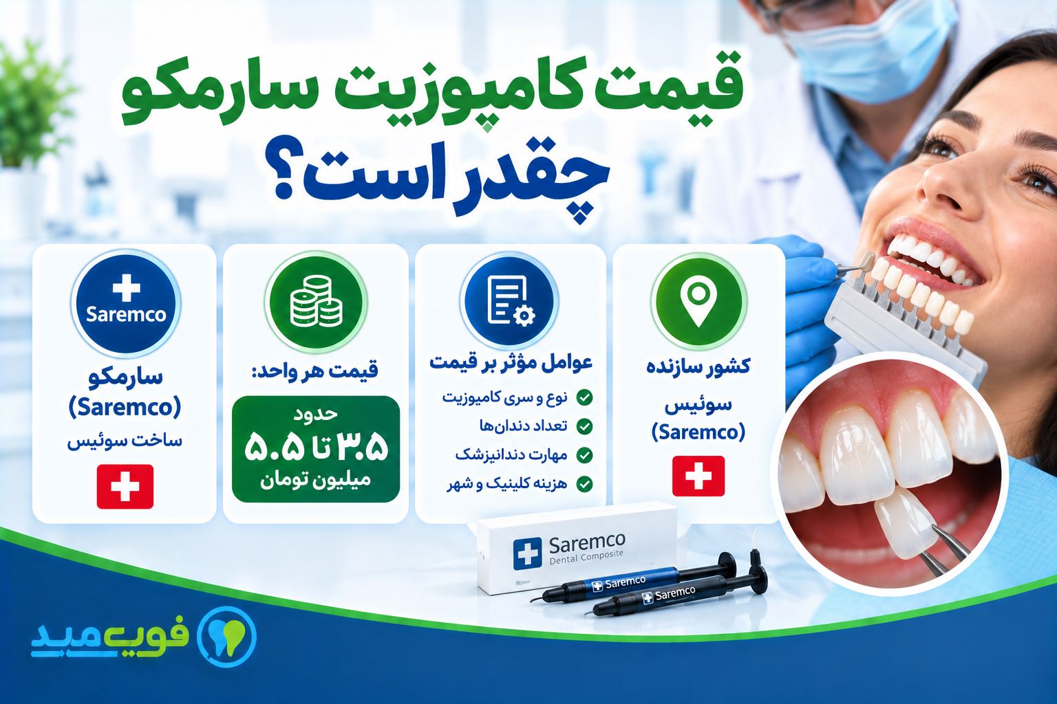 قیمت کامپوزیت سارمکو چقدر است؟