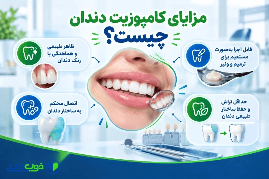 مزایای کامپوزیت دندان چیست؟