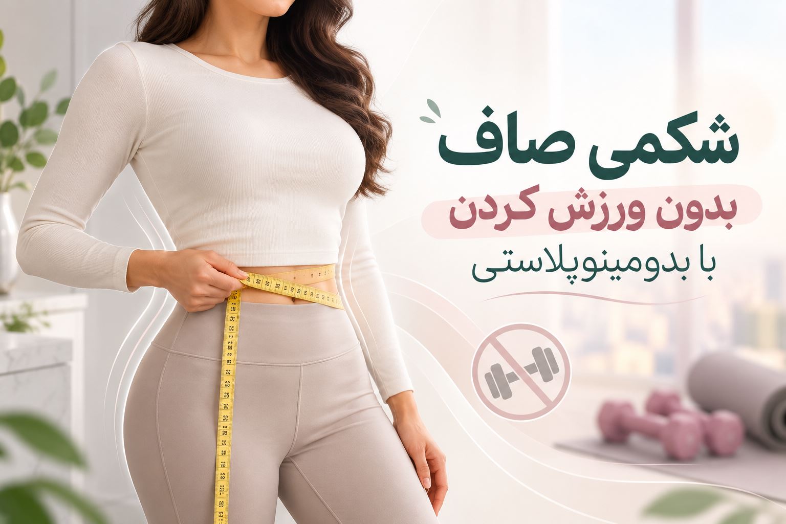 شکمی صاف بدون ورزش کردن با بدومینوپلاستی